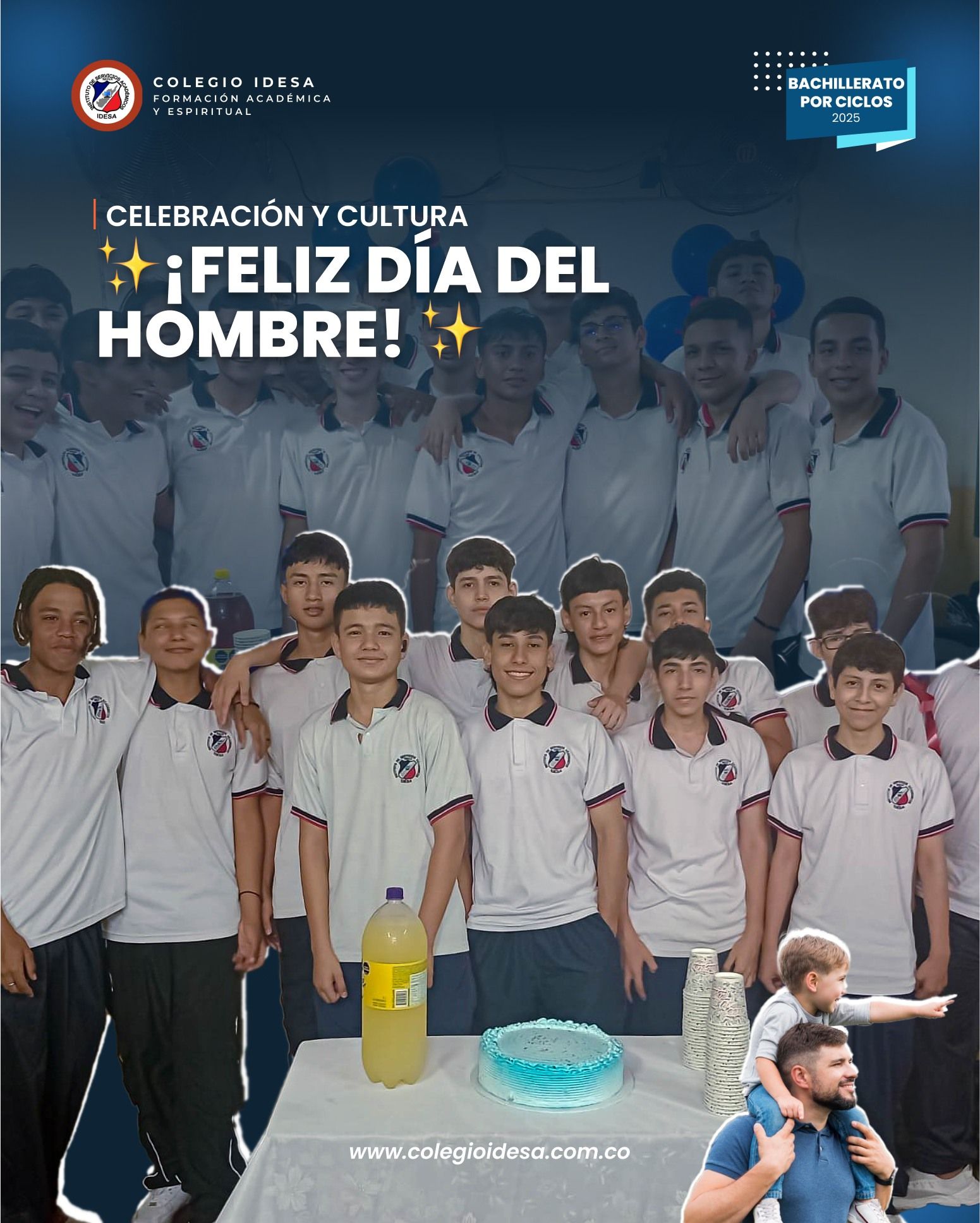 Celebración del Día del Hombre 2025 en el Colegio IDESA